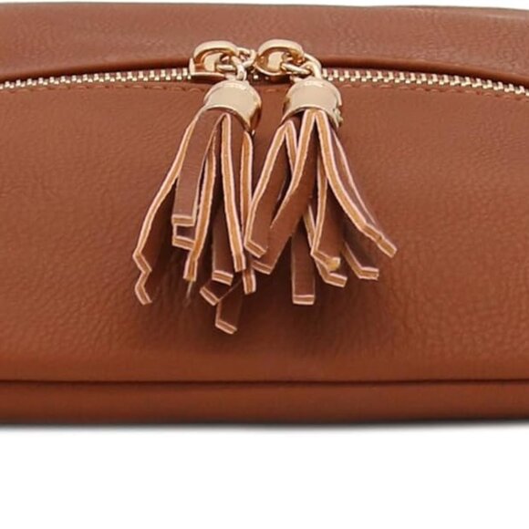 Lightweight Medium Crossbody Bag with Tassel - Picture 4 of 7